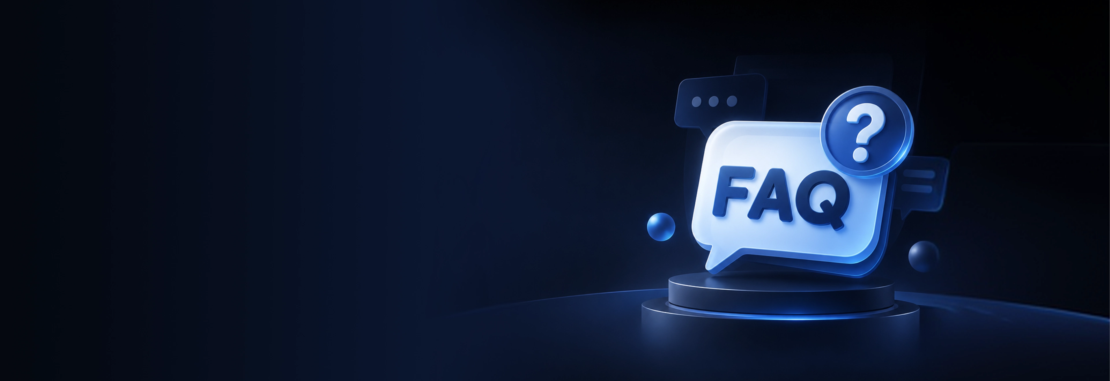 FAQ 常见问题首屏